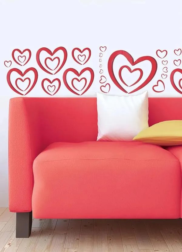Adesivo Decorativo Coração 1 Peça