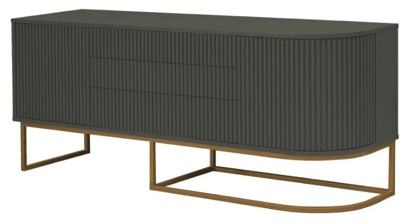 Aparador Miami - Kansas c/ Detalhes Dourado Soleil  Kleiner