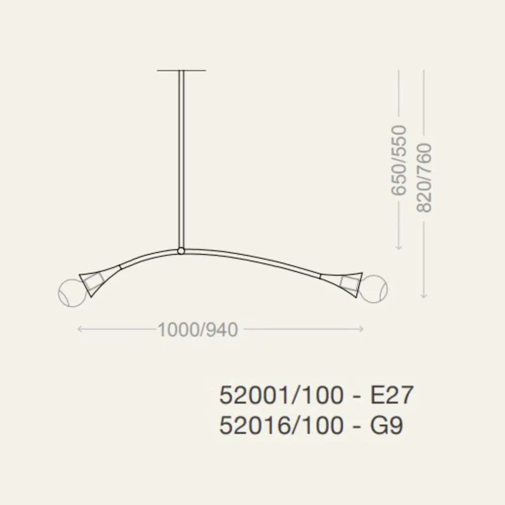 Pendente Jazz Haste Horizontal 78Cm Fixa 11X100X82Cm 2Xe27 - Usina 520... (BT - Branco Texturizado)
