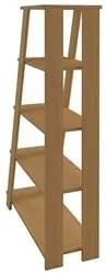 Kit 2 Estante Multiuso Decorativa 5 Prateleiras Stela A06 Freijó - Mpo