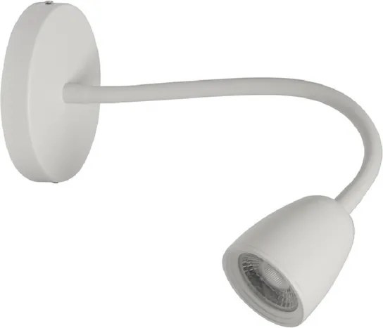 Arandela Led Abs Branco 4w 3000k Focus