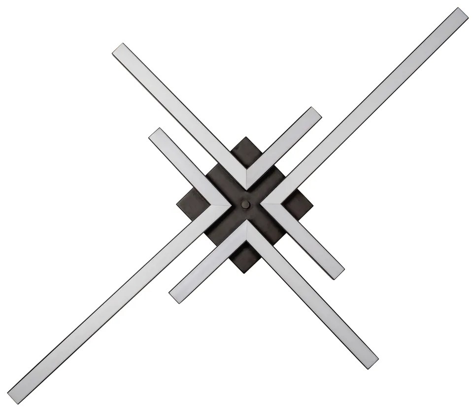 Plafon Play Retangular 120X158Cm Led 73,8W Bivolt / "l" C/ 21,5X58Cm E... (GF-M Grafite Metálico, 4000k)
