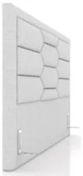 Cabeceira Cama Box Casal Queen 160cm Texas Z37 Linho Cinza Claro - Mpo