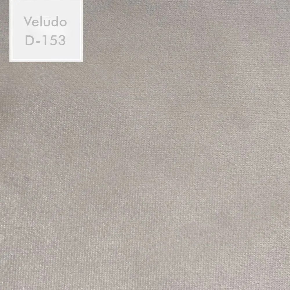Poltrona 2 Lugares Liverpool Tressê Veludo Bege G15 - Gran Belo