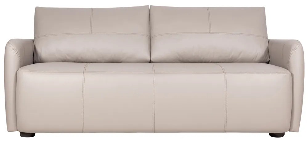 Sofá Decorativo Sala de Estar Lily 2 Lugares 160cm Couro Off White G34 - Gran Belo