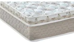 Colchão Solteiro Mola Class Pocket Euro 78x188x25cm Branco/Bege - Cast