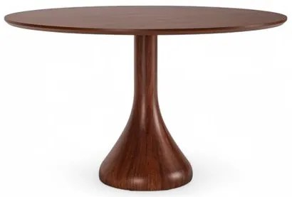Mesa Jantar Maribela Redonda Cor Castanho 100cm - 76765 Sun House