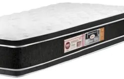 Colchão Queen Double Face Black & White Air D33 158x198x27cm - Castor