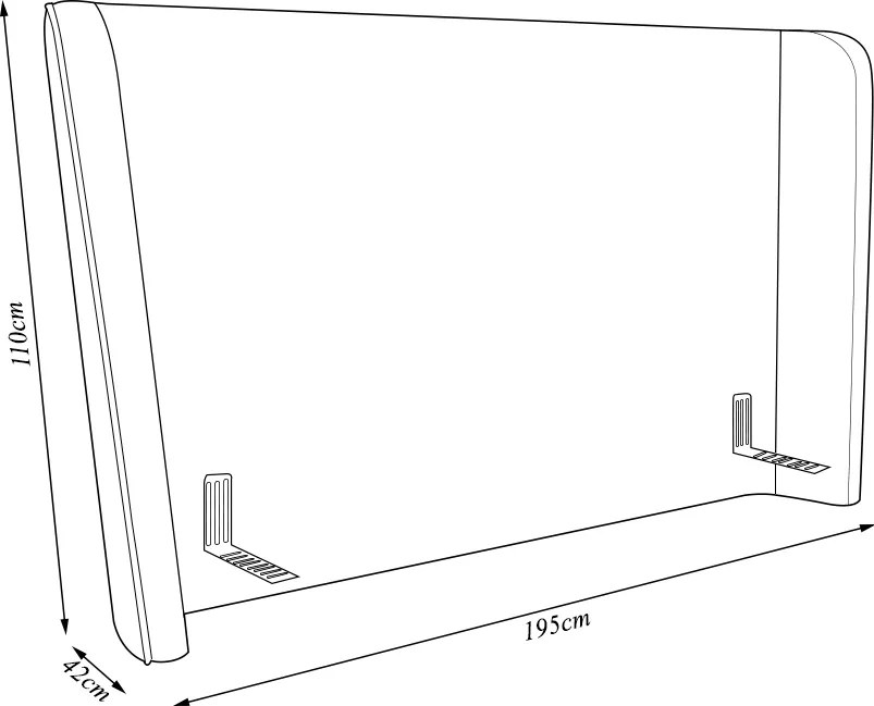 Cabeceira Design para Cama Casal Torres Pés em Madeira Veludo Bege G91 - Gran Belo