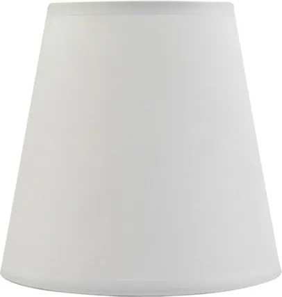 Cupula Para Abajur Tecido Branco 16Cm