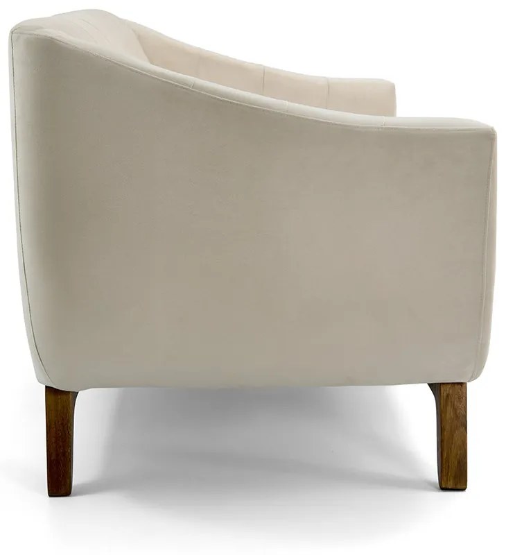 SOFA 2 LUGARES ATENAS VELUDO BEGE D-153