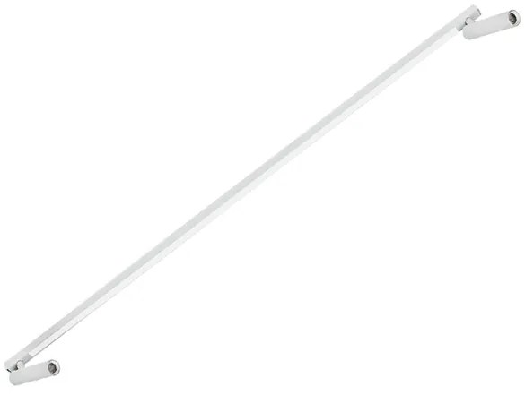 Plafon Led Sobrepor Retangular 27,6W Luz Amarela Fit - BRANCO