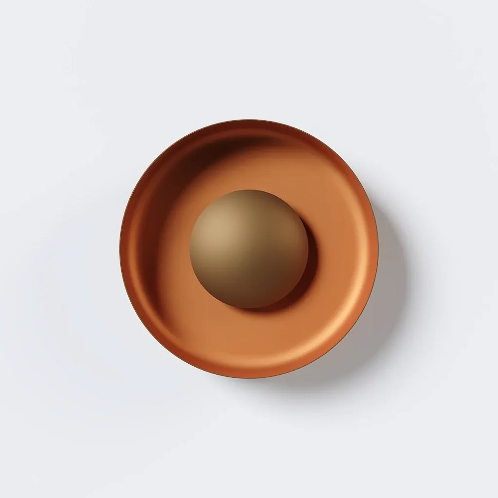 Arandela Rebatedor Eclipse Ø33Cm 02Xg9 - Qimporta Ar2367 (PRETO / CHAMPANHE)