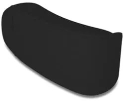 Sofá 3 Lugares Para Sala 180cm Orgânico Wendi Linho Preto I01 - Mpoze