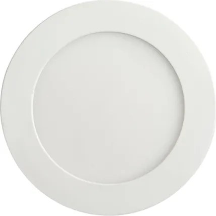 Plafon Led De Embutir Redondo Branco 6W 12Cm Panel - LED BRANCO FRIO (6000K)