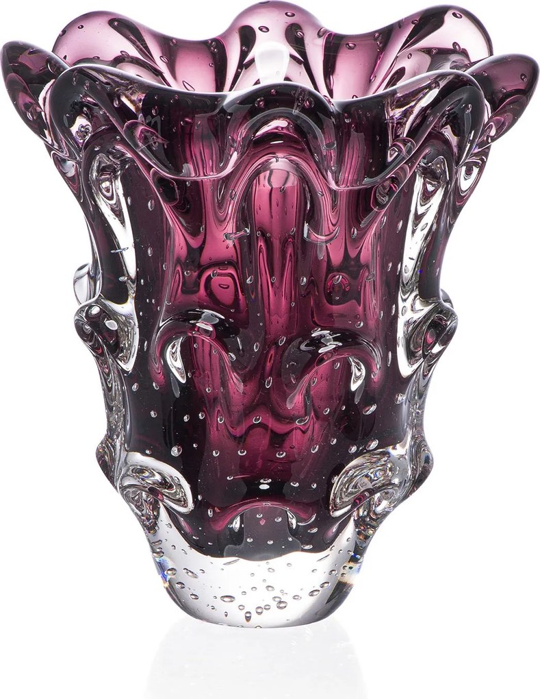 Vaso Murano Huaraz P - Rubi  Rubi