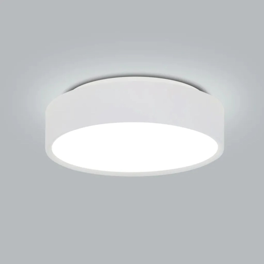Plafon De Sobrepor Redondo Clear Ø42X11Cm 4Xe27 / Metal E Acrilico | U... (CB-M - Cobre Metálico)