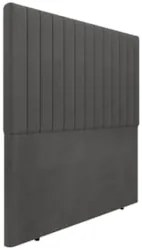 Cabeceira Cama Box Queen 160cm Estofada Plutus Saturno Grafite Z04 - M