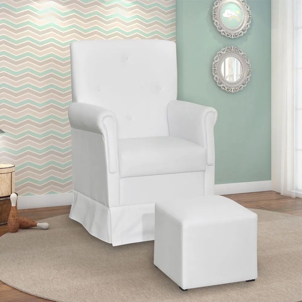 POLTRONA DE AMAMENTACAO COM PUFF SUZI BA