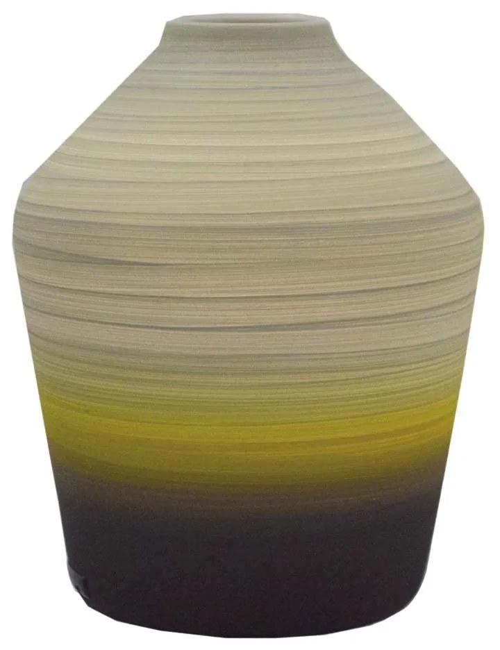 Vaso Reto Decorativo em Cerâmica - Salar Fosco  Kleiner