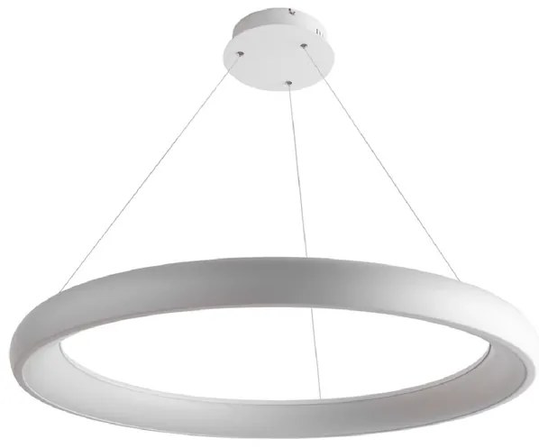 Pendente Led Metal Acrilico 48W 3000K Yamamura - BRANCO