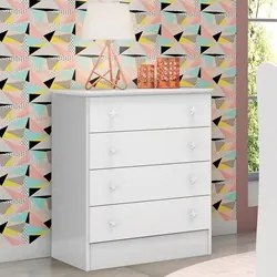 Quarto de Bebê Cômoda 777 e Berço Mini Cama 1344 Certificado pelo Inme