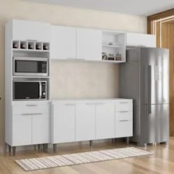 Armário de Cozinha CP04 Para Pia 150cm Pérola Z34 Branco - Mpozenat