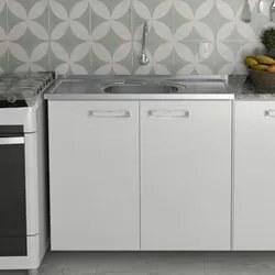 Pia de Cozinha Com Cuba e Válvula Bali 100cm Aço Inox - Ghel Plus