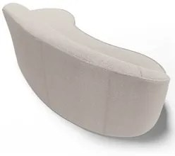 Sofá Living  4 Lugares 300cm Braço Esquerdo Mozart D06 Bouclê Bege - M
