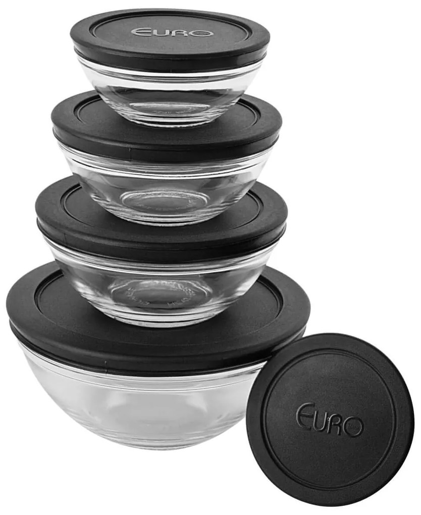 Conjunto de Potes de Vidro 5 PC Redondos