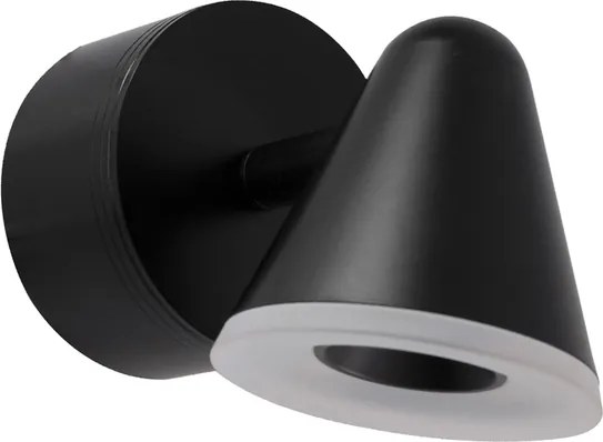 Arandela Led Aluminio 5W 3000K Flora - PRETO