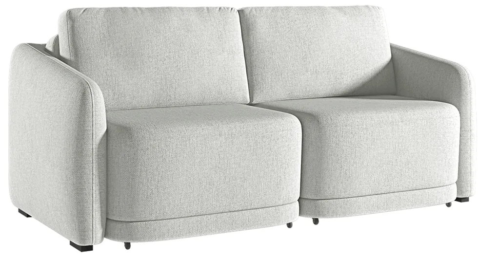 Sofá Cama Modulado Retrátil e Reclinável Decorativo Varsóvia 176cm Linho Cinza G33 - Gran Belo