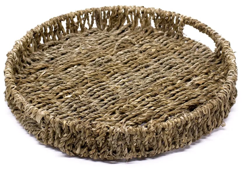 Bandeja de Palha Redonda 5x30x30cm - D'Rossi