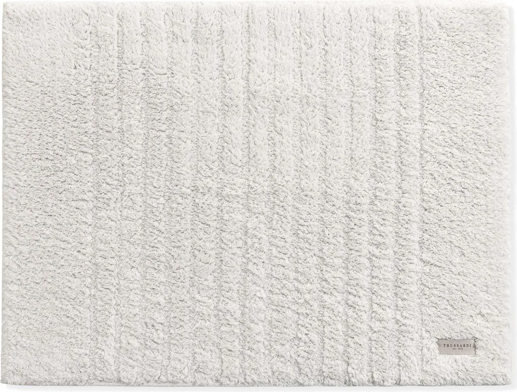 Tapete Antiderrapante Trussardi 100% Algodão Vittore 60x80cm - Gelo Gelo