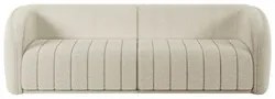 Sofá Living Decorativo 4 Lugares 332cm Meris M22 Boucle Cru - Mpozenat