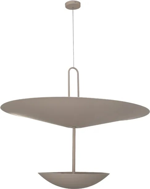 Pendente Alumínio Macadâmia Ø80x60cm Eclisse In