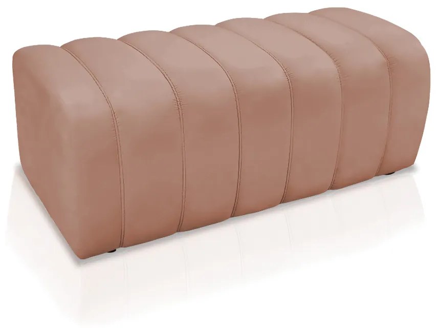 Kit Calçadeira e Painel Olivia Solteiro 90 cm Rosê - D'Rossi