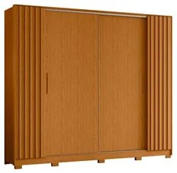 Guarda Roupa Casal 4 Portas 4 Gavetas Jacarandá Flex Cinamomo/Off Whit