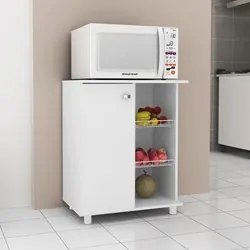 Balcão Fruteira 1 Porta BF3205 Branco - Tecno Mobili