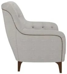 Kit 2 Poltronas Decorativas para Sala com Capitonê Pietà Z32 Linho Cin