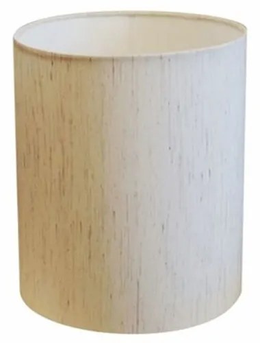 Cúpula em tecido cilíndrica abajur luminária cp-2009 13x15cm linho bege