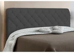Cabeceira Cama Box Casal Queen 160cm com Calçadeira Baú Paris Veludo C
