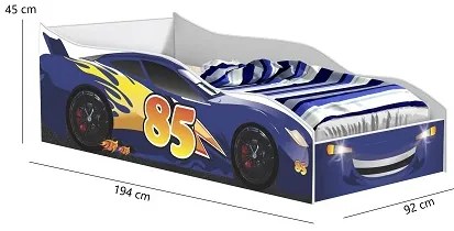 Cama Carro Solteiro Blue – Gabrielli Móveis