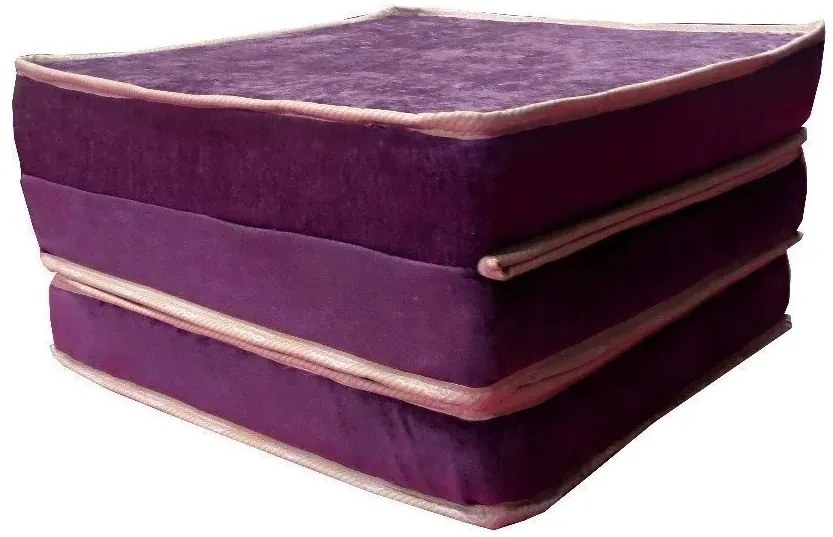 Puff Multifuncional D33 Banco Colch�O E Poltrona Cores (Courino Preto)