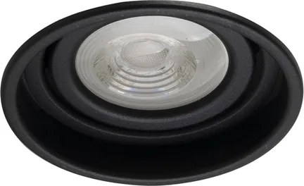 Plafon De Embutir Microborda 4,3xø10,9cm Imo - PRETO