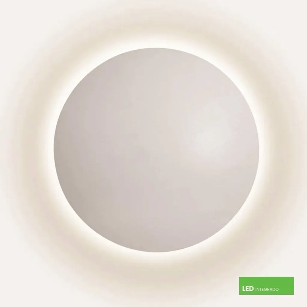 Arandela Eclipse Ø40X09Cm Led 30W - Usina 239/40 Led (ND-B - Nude Brilho, 4000k)