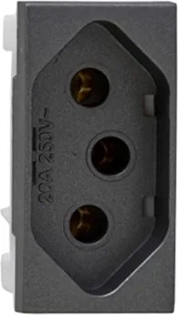Modulo Tomada Plastico Grafite 20A Inova Pro