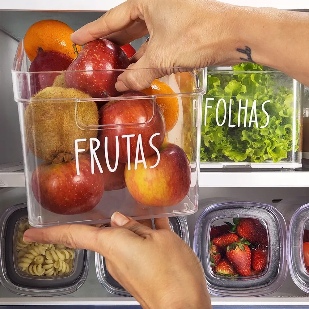 Organizadores de Geladeira com Etiqueta