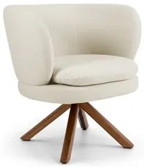 Kit 2 Poltronas Decorativas Melissa Base Giromad Giratória Veludo C-30