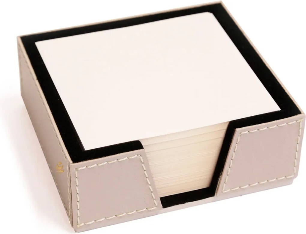 Porta Bloco de Notas Sottile Casa em Couro PU - Gelo  Gelo